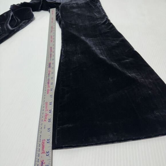 VERONICA BEARD Lebone Velvet Pants Women's Navy Rayon Wide-Leg Size 6 NWT $478 - Picture 11 of 15